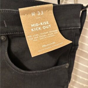 Madewell Black Ankle Jeans
